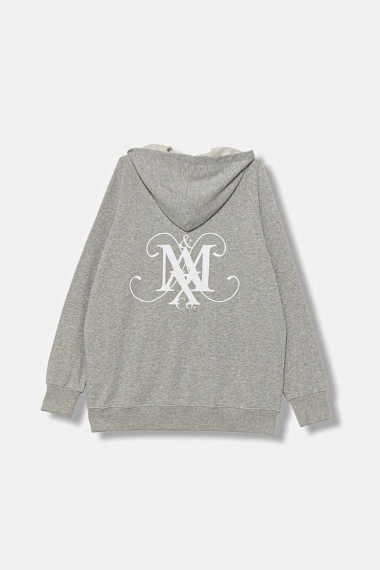Dječja pamučna dukserica MAX&Co. MAXS13F SWEAT-SHIRT MX0186 siva ZW25
