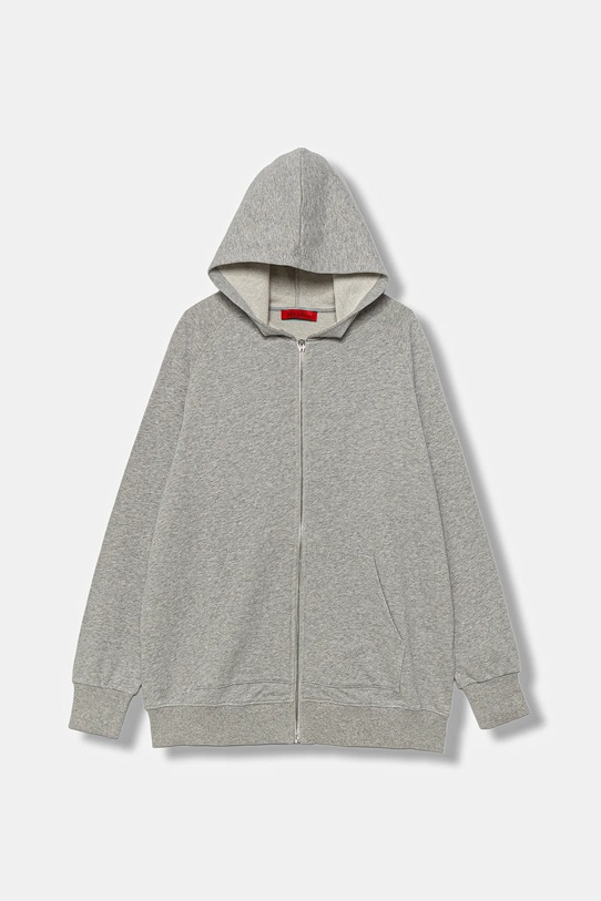 Djevojčice Dječja pamučna dukserica MAX&Co. MAXS13F SWEAT-SHIRT MX0186 siva