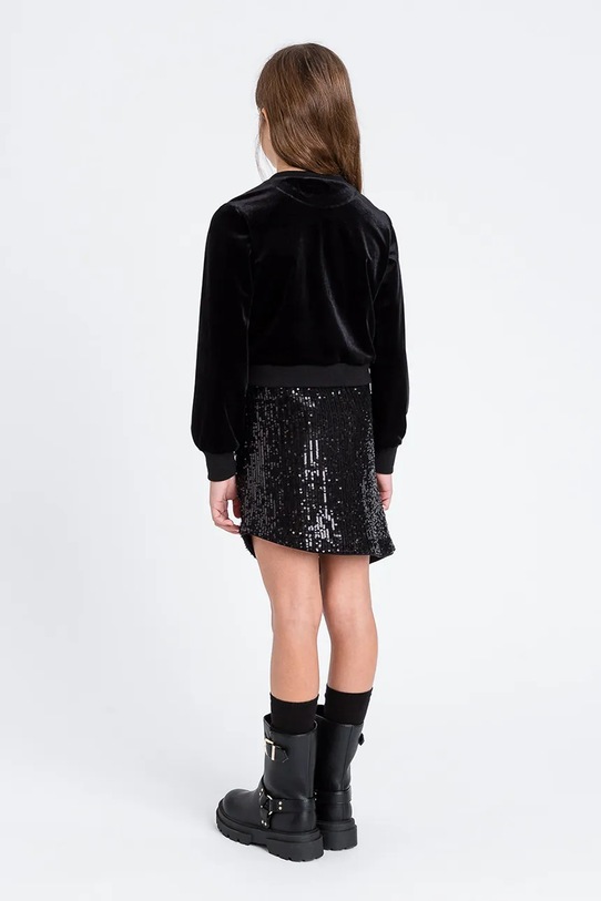 Dievča Detská mikina Twinset 252GJ2033 čierna