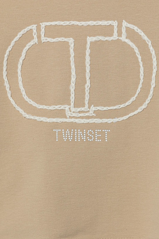Девочка Детская кофта Twinset 252GJ206A бежевый