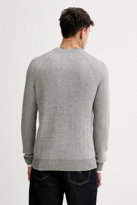 Odzież Marc O'Polo sweter z dodatkiem wełny 531516060208 szary