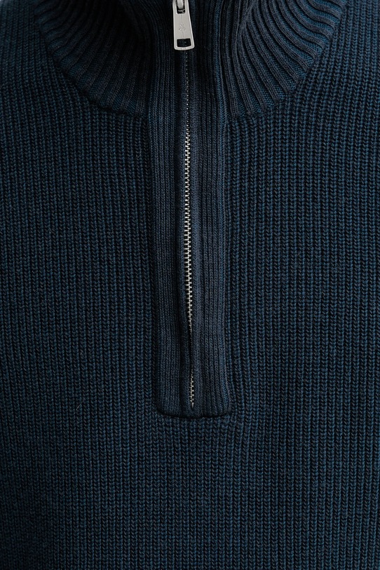 Marc O'Polo sweter z dodatkiem wełny 531516060370 granatowy