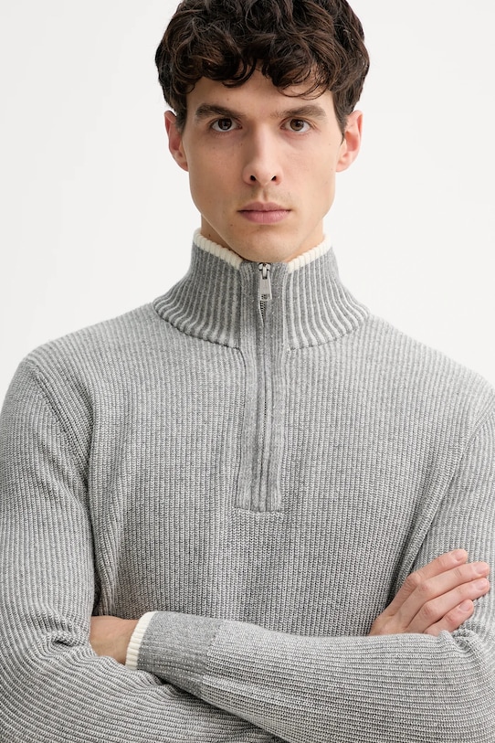 Свитер с добавлением шерсти Marc O'Polo серый 531516060370