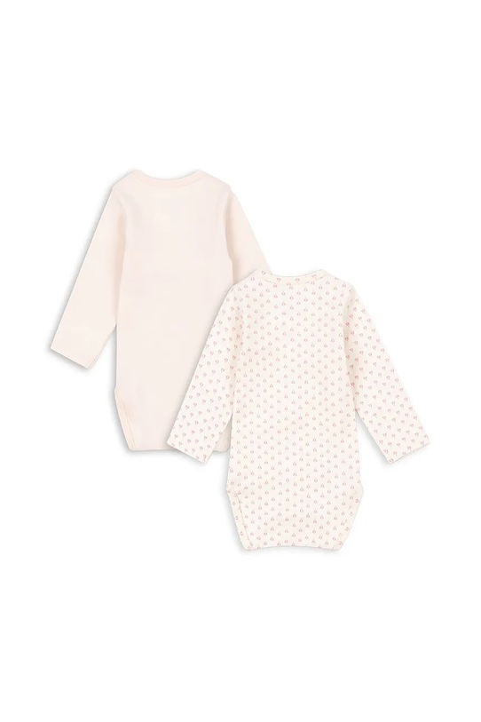 Fanga Fontana body niemowlęce BELLO 2 PACK LS BODY OCS FA100001 różowy ZW25