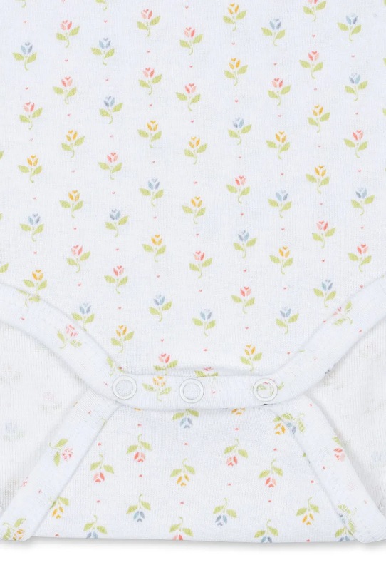 Fanga Fontana body bawełniane niemowlęce FIO 3 PACK LS BODY OCS 3-pack FA100032 biały