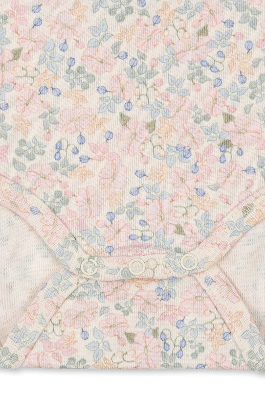 Fanga Fontana body bawełniane niemowlęce FIO 3 PACK LS BODY OCS 3-pack FA100032 beżowy