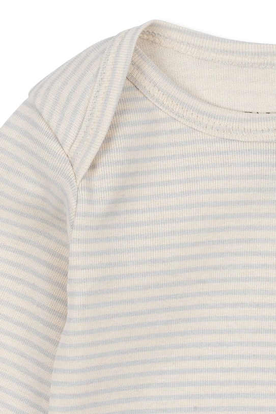 Chłopiec Fanga Fontana body bawełniane niemowlęce FIO STRIPE LS BODY OCS FA100045 beżowy