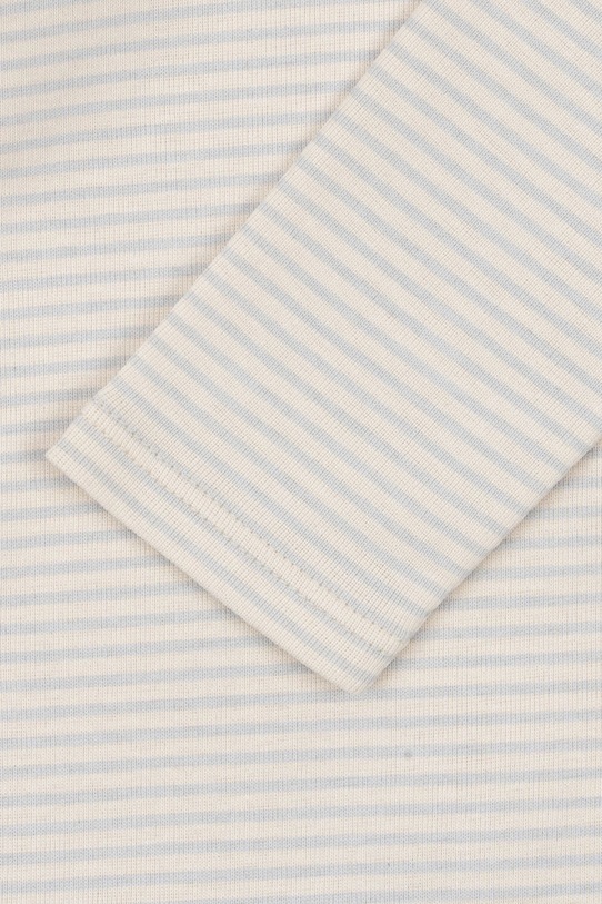 Fanga Fontana body bawełniane niemowlęce FIO STRIPE LS BODY OCS beżowy FA100045