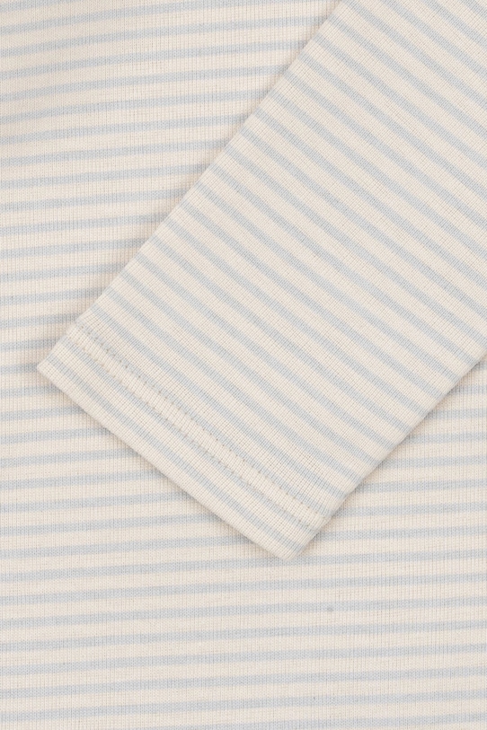 Fanga Fontana body bawełniane niemowlęce FIO STRIPE LS BODY OCS beżowy FA100045