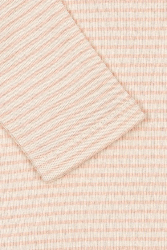 Fanga Fontana body bawełniane niemowlęce FIO STRIPE LS BODY OCS beżowy FA100045