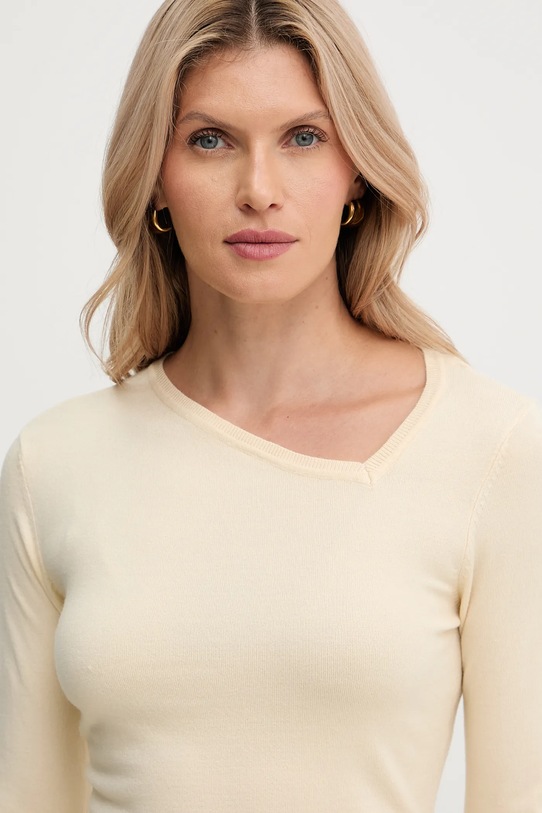Pulover Silvian Heach SELMANE bež GPA25557TS