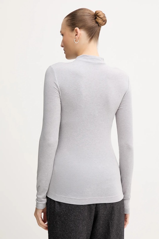 Odzież Mos Mosh longsleeve z domieszką wełny PETRI 172890 szary