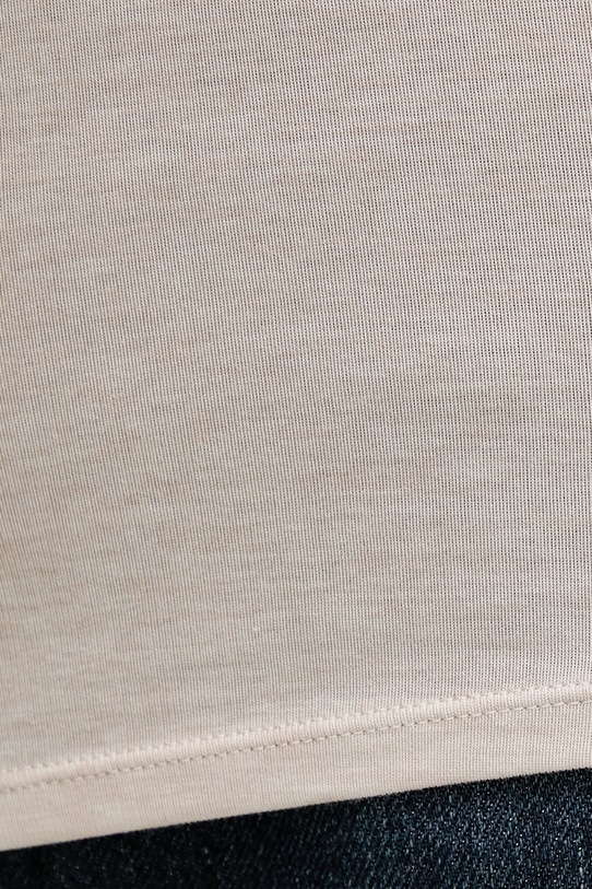 Mos Mosh longsleeve z domieszką wełny PETRI 172880 beżowy