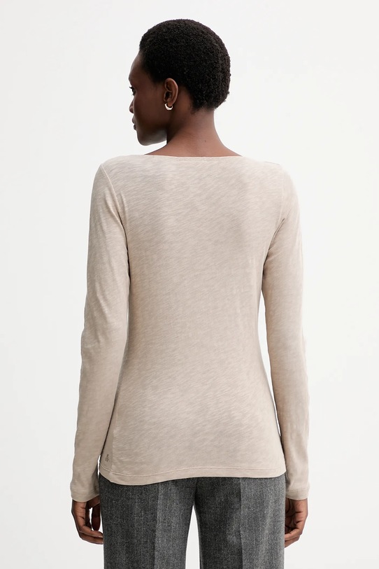Odzież Marc O'Polo longsleeve bawełniany 510226152199 beżowy