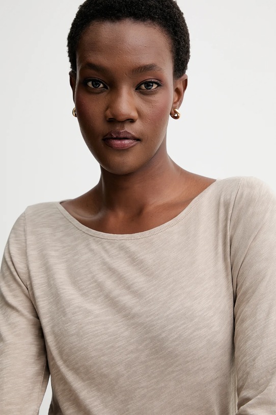 Marc O'Polo longsleeve din bumbac bej 510226152199