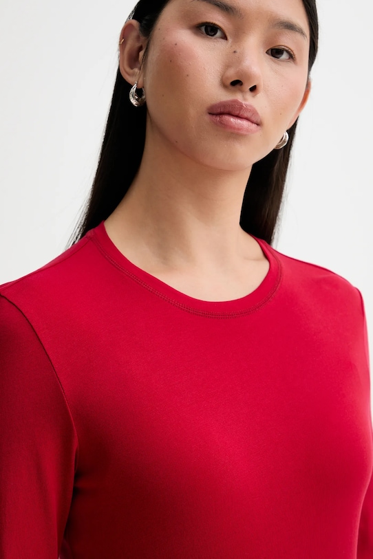 Marc O'Polo longsleeve bawełniany czerwony 5000007488