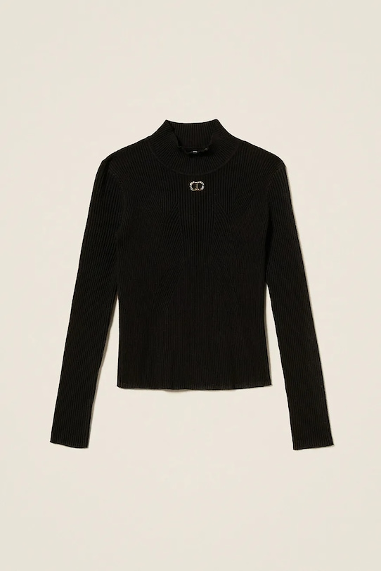 Παιδικό μακρυμάνικο Twinset άλλο μαύρο 252GJ3042