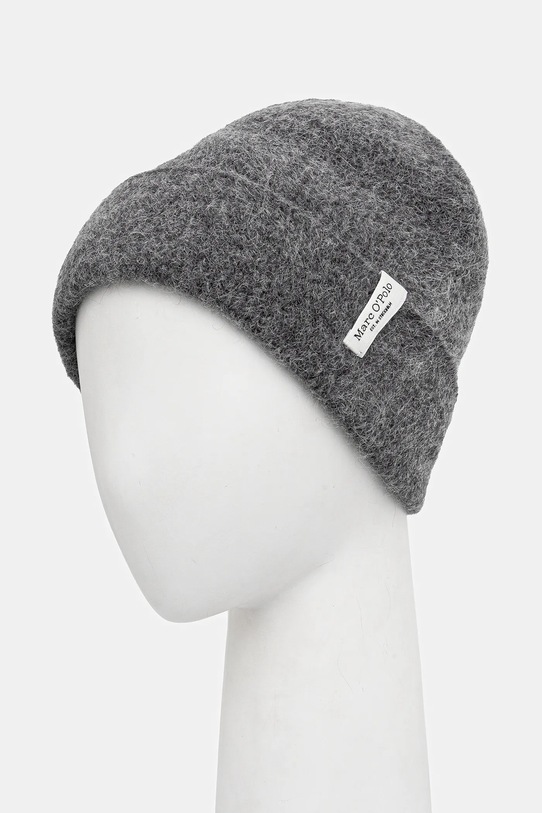 Шапка с добавлением шерсти Marc O'Polo 510609401097 серый ZW25