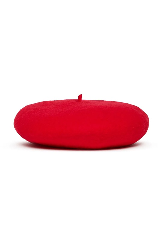 Dziewczynka MAX&Co. beret wełniany dziecięcy MAXF9F HAT MX0245 czerwony