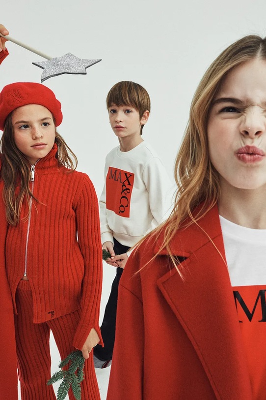 MAX&Co. beret wełniany dziecięcy MAXF9F HAT MX0245