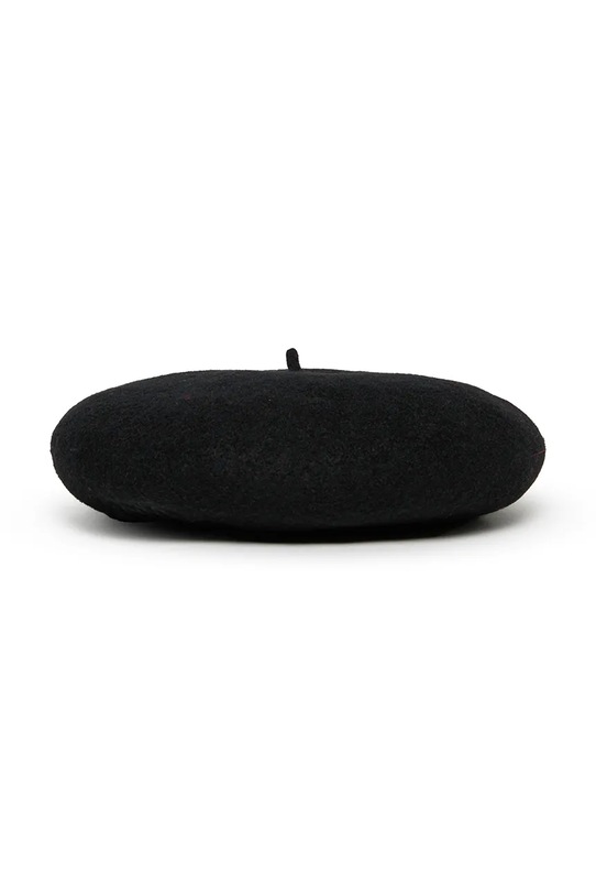MAX&Co. beret wełniany dziecięcy MAXF9F HAT wełna czarny MX0245