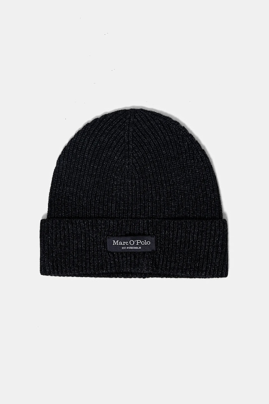 Marc O'Polo czapka i szalik z dodatkiem wełny 530612809026 szary ZW25