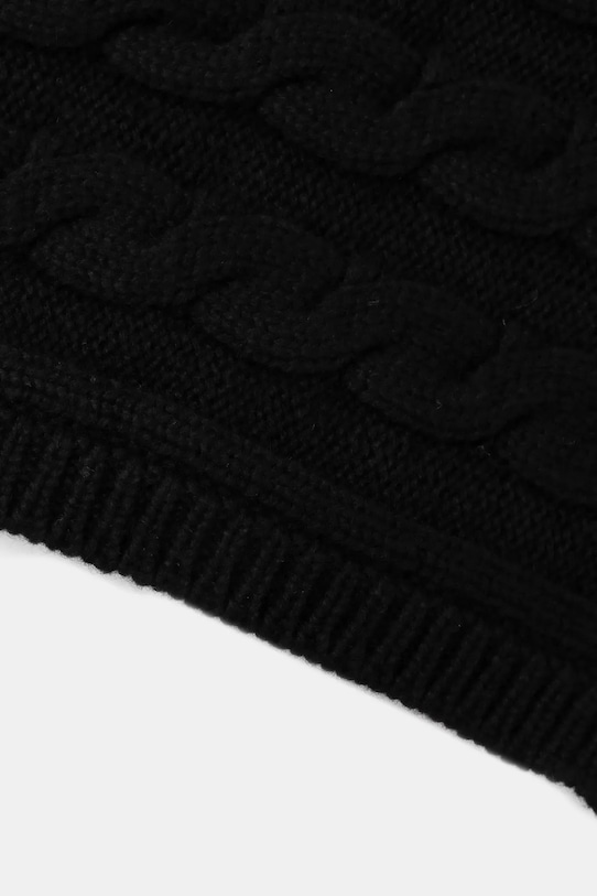 Kukla s prímesou vlny Liviana Conti A5WF75 čierna ZW25