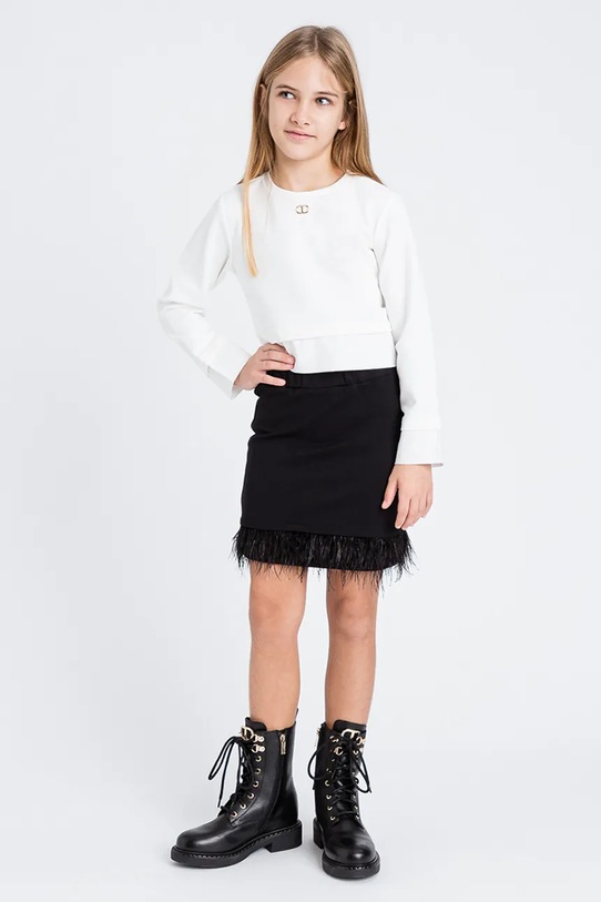 Twinset komplet dziecięcy dzianina biały 252GJ2112