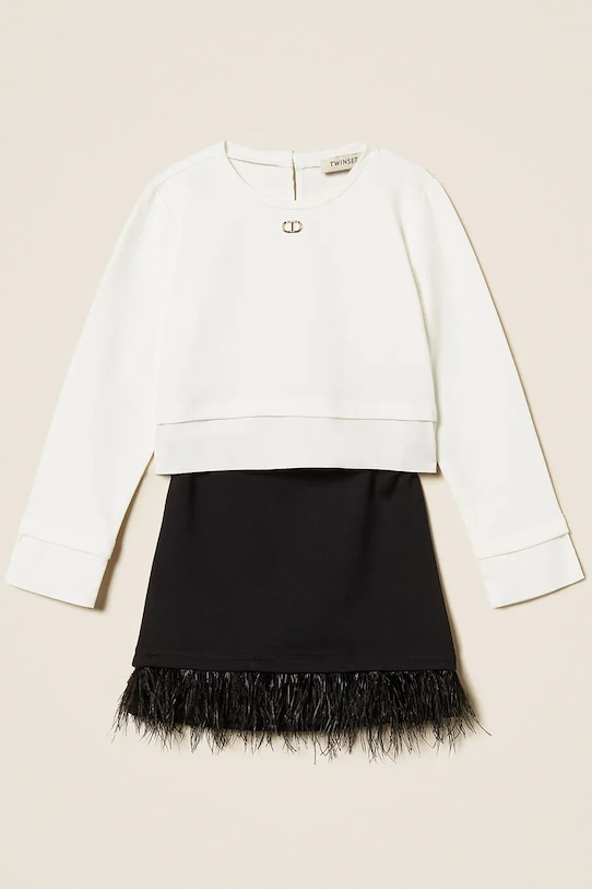 Twinset komplet dziecięcy 252GJ2112 biały ZW25