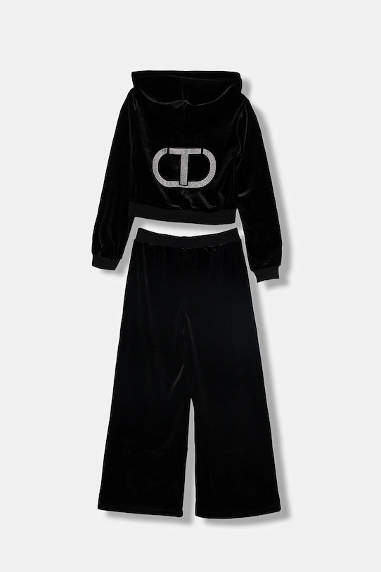 Detská tepláková súprava Twinset 2-pak 252GJ2030 čierna ZW25