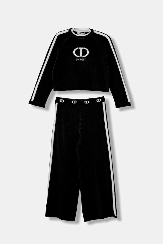 Детский комплект Twinset трикотаж чёрный 252GJ301A