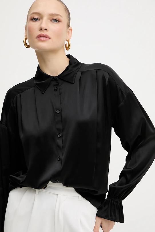 Košile Silvian Heach BOTHA černá GPA25318CA