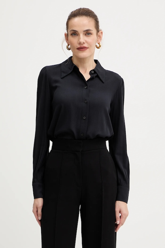 Silvian Heach koszula BEKUY regular czarny GPA25005CA