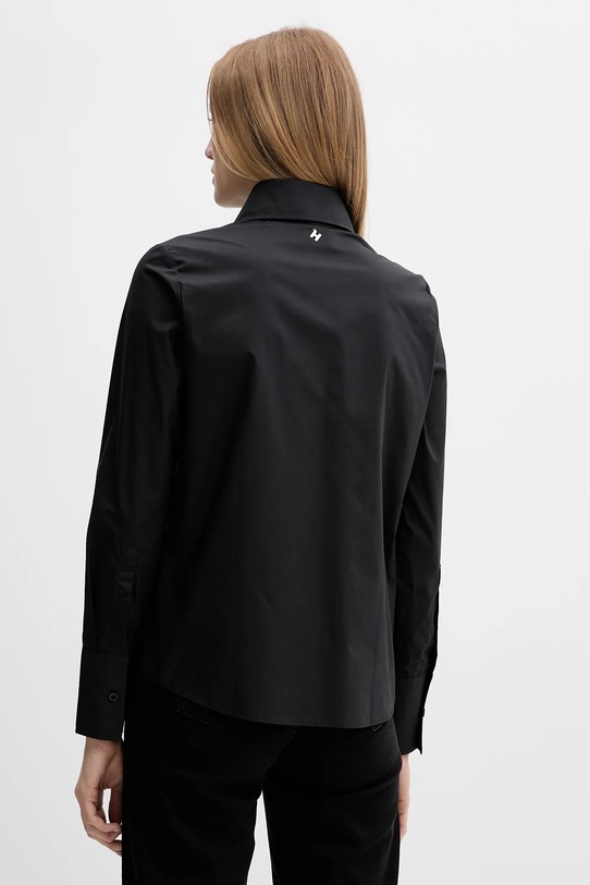 Odzież Silvian Heach koszula bawełniana MASKA GPA25512CA czarny