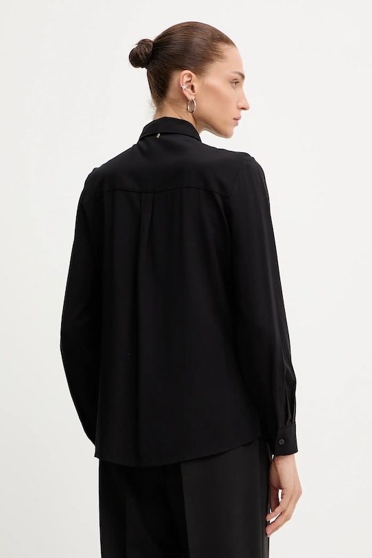 Odzież Silvian Heach koszula COMPARIS GPA25473CA czarny