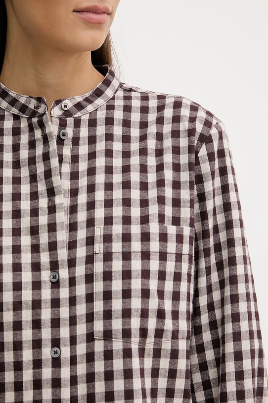 Bavlnená košeľa Marc O'Polo 511111042519 burgundské