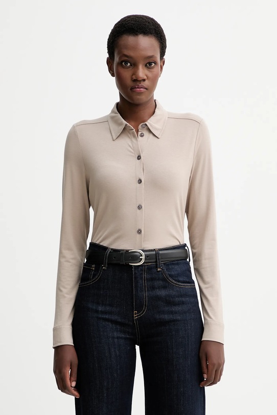 Marc O'Polo cămașă lung bej 511205252505