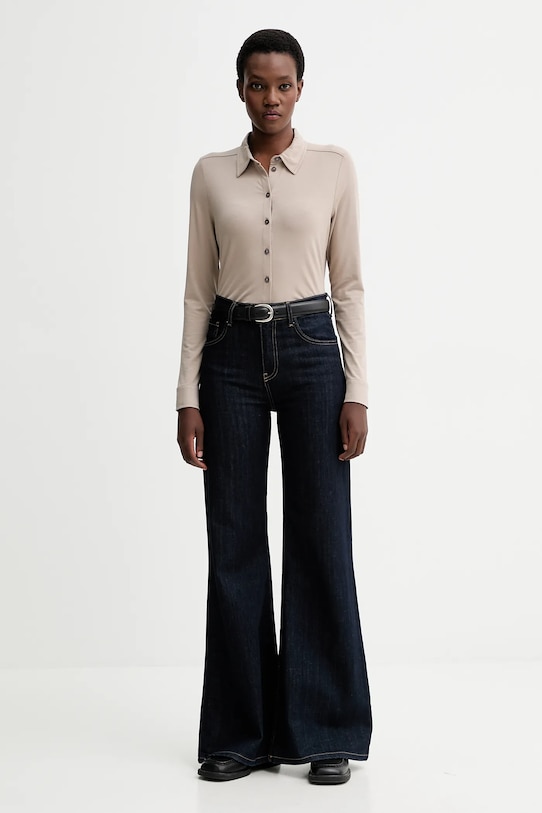 Marc O'Polo koszula 511205252505 beżowy ZW25