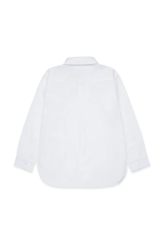 Fete MAX&Co. cămașă de bumbac pentru copii MAXC11F SHIRT MX0210 alb