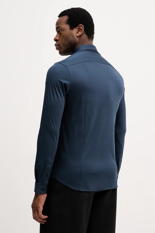 Odzież Mos Mosh koszula bawełniana MARCO 500940 granatowy