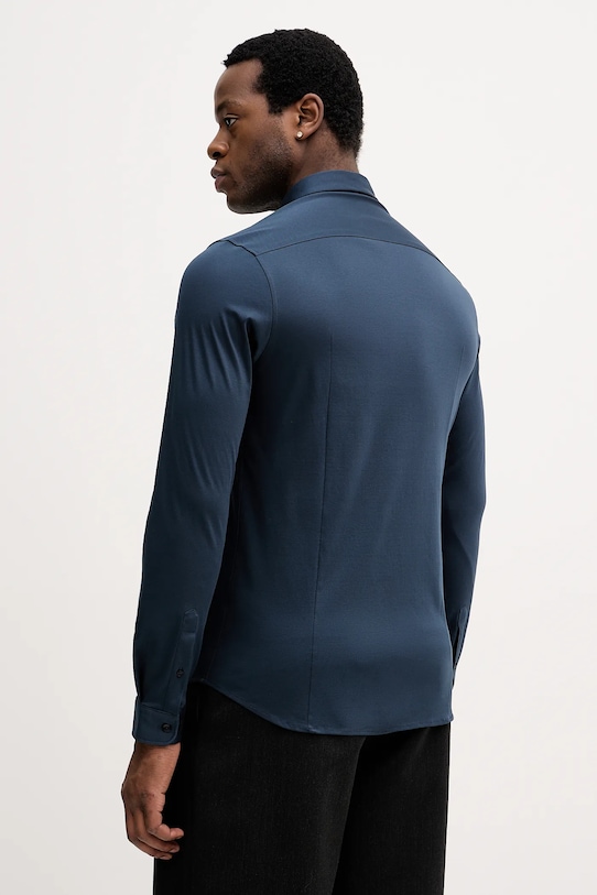 Odzież Mos Mosh koszula bawełniana MARCO 500940 granatowy