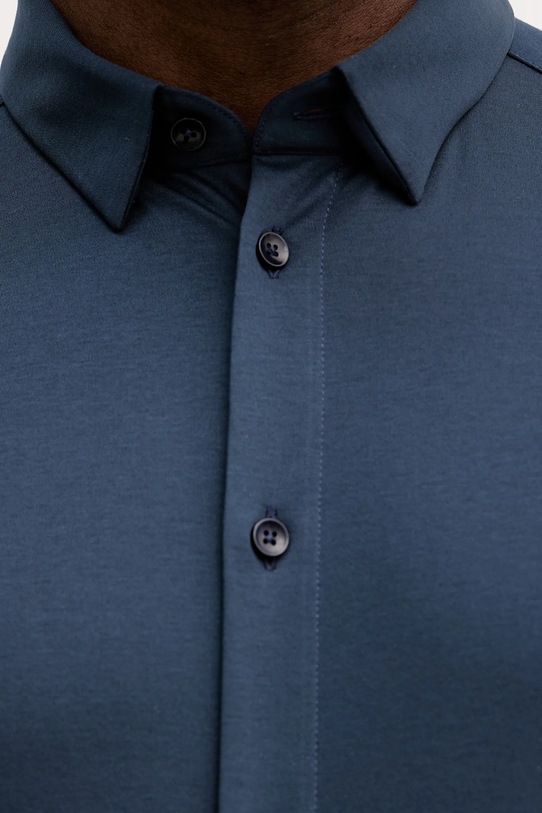 Mos Mosh koszula bawełniana MARCO 500940 granatowy