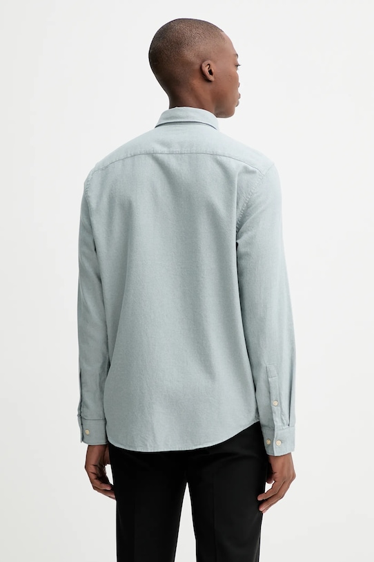 Odzież Marc O'Polo koszula bawełniana 531732342118 niebieski