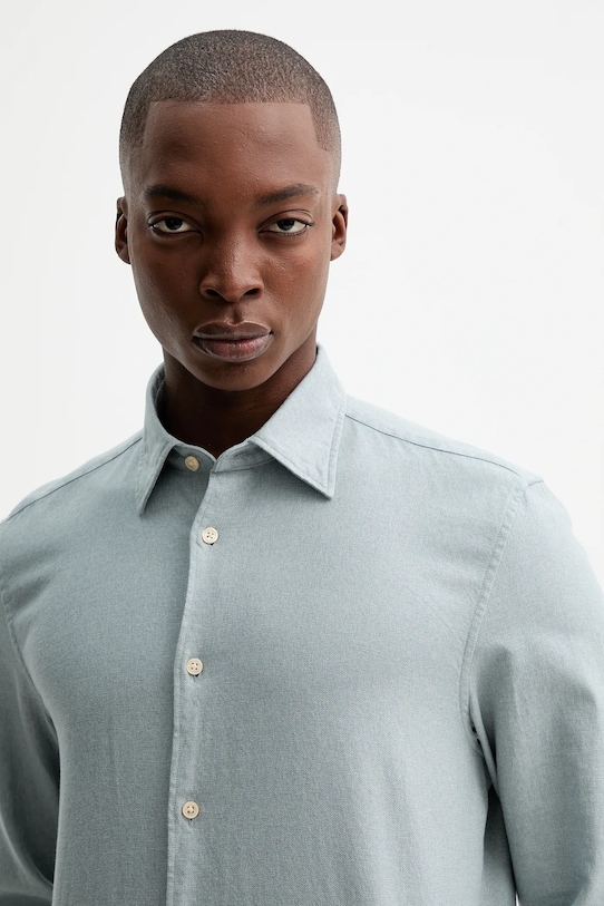 Marc O'Polo koszula bawełniana niebieski 531732342118