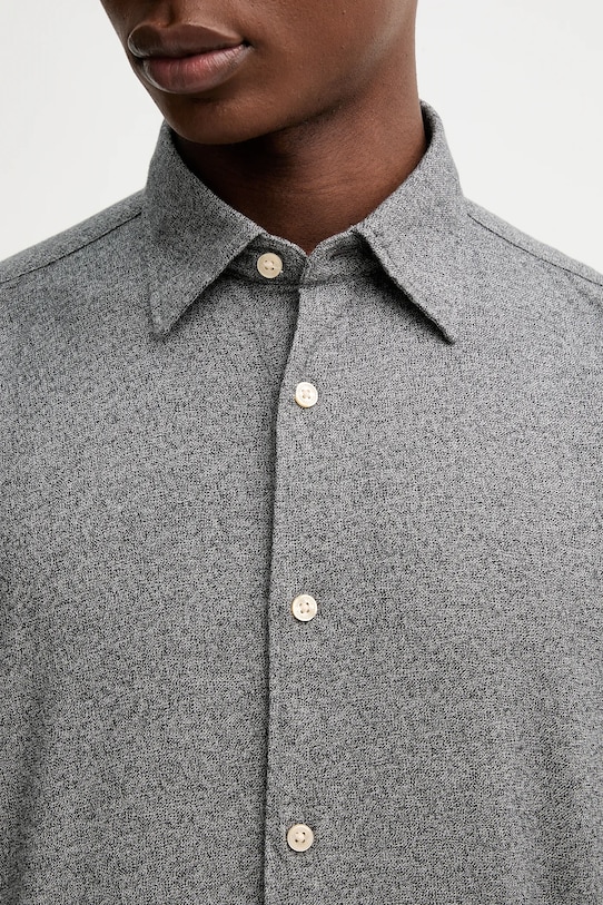 Marc O'Polo koszula bawełniana 531732342118 szary