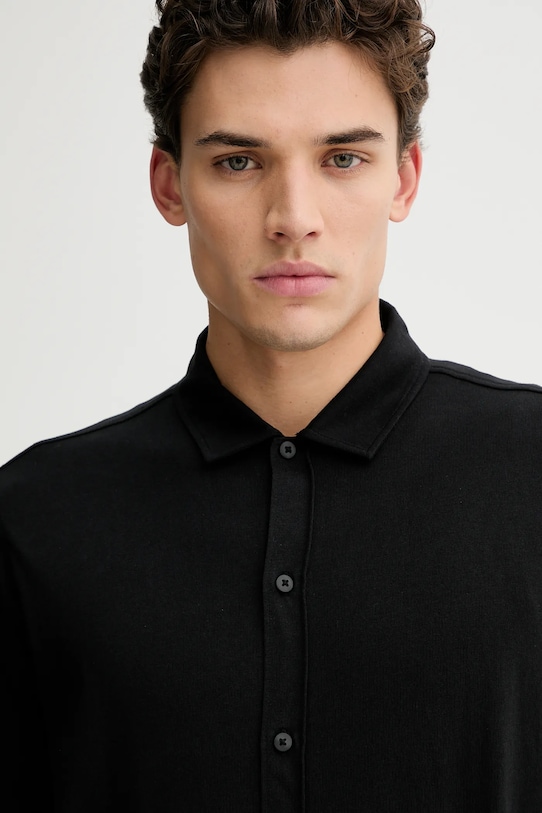 Marc O'Polo koszula bawełniana czarny 5000007708