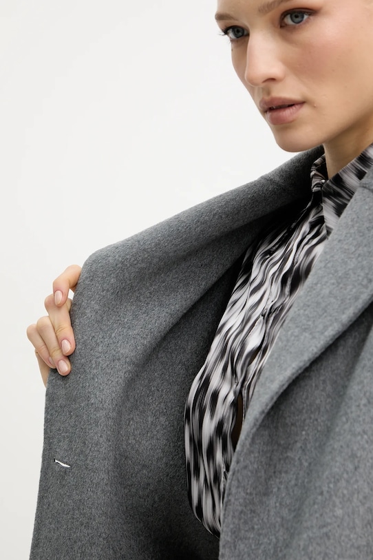 Kabát s vlnou Silvian Heach PARASCHIV GPA25517CP