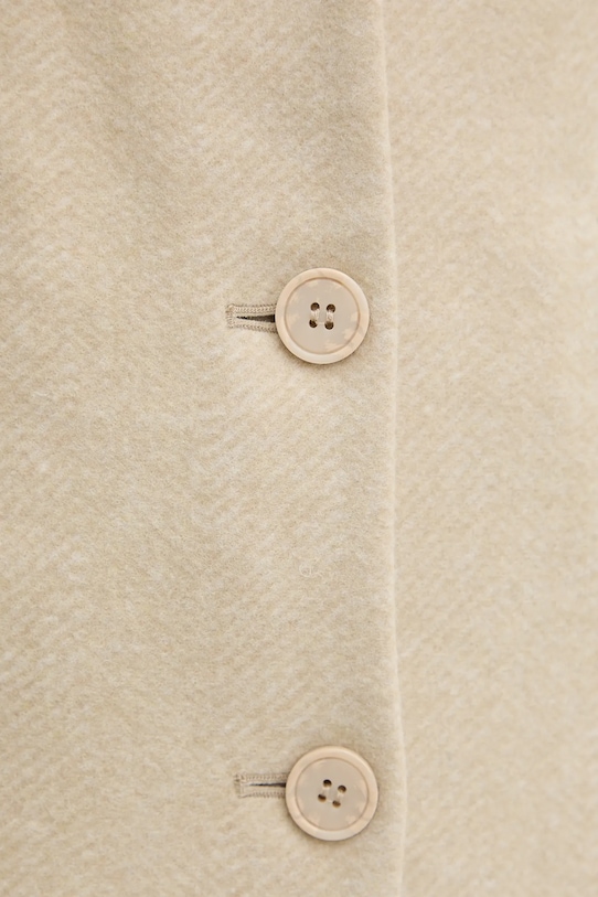 Silvian Heach płaszcz ALCEDO GPA25012CP beżowy