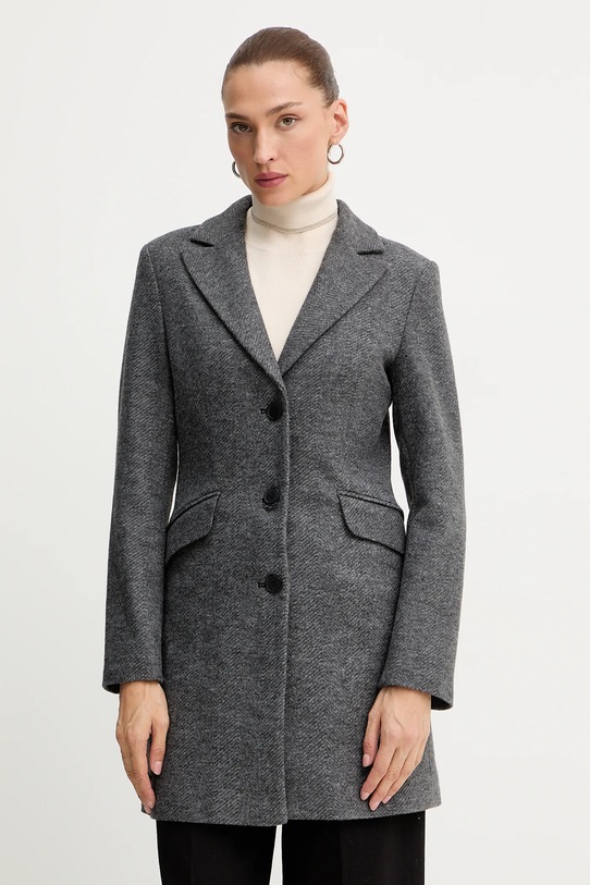 Silvian Heach płaszcz ALCEDO nieocieplane szary GPA25012CP