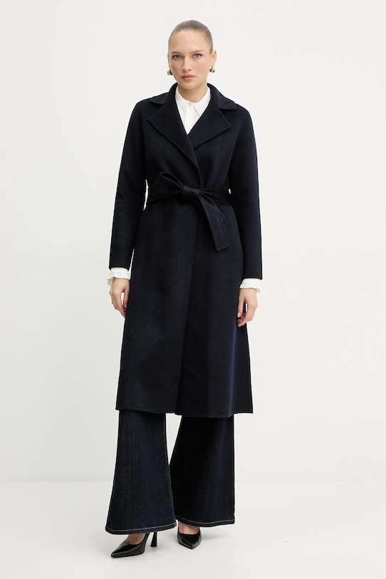 Silvian Heach cappotto in lana GOITIA senza blu navy GPA25329CP